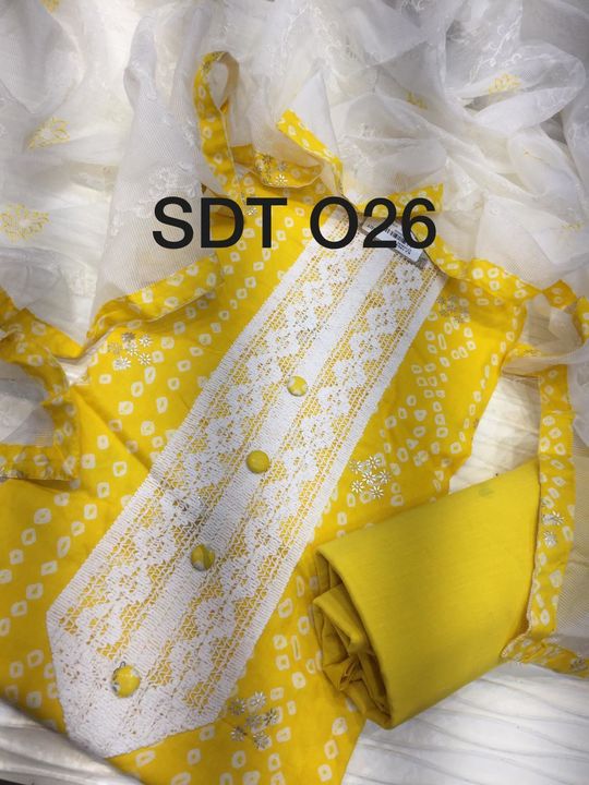 Cotton suit material uploaded by business on 7/4/2021