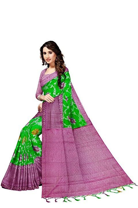 Daupion  silk Tilfi Saree  with contrast achal & Blouse Home Wash  uploaded by business on 8/19/2020