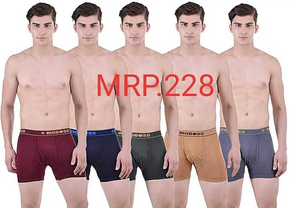 Mens underwear 70% of on mrp uploaded by Bhavya Garments on 8/19/2020