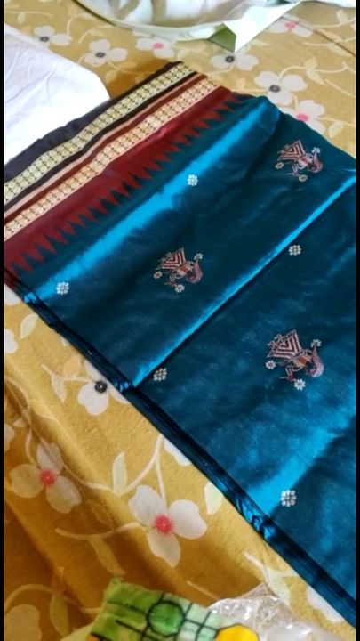 Post image If anyone interested in Odisha handloom saree contact me on 7751080436 cheap price  High quality pata saree , sambalpuri saree