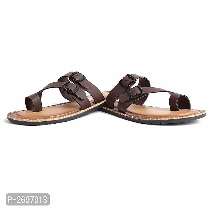 *Men's Stylish Brown Synthetic Casual Slipper* uploaded by My Shop Prime on 8/19/2020