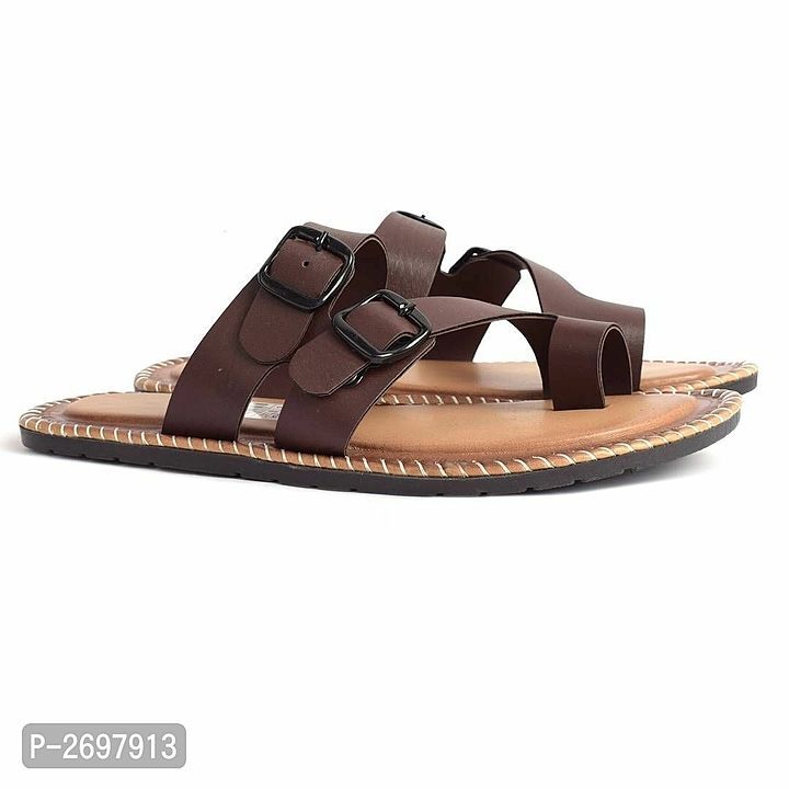 *Men's Stylish Brown Synthetic Casual Slipper* uploaded by My Shop Prime on 8/19/2020