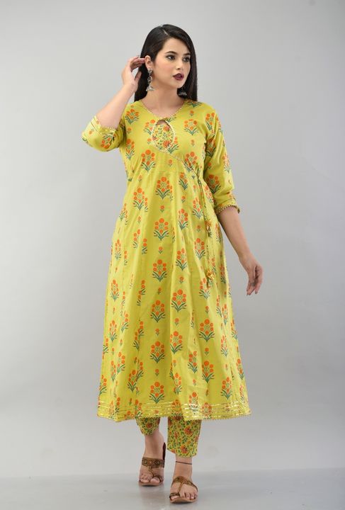 Post image Fabric cottonAnarkali style kurti length 49Pant length 39Stall size dupattaSize 38 to 44Price 1100 free shipping 🕉️🕉️🕉️🕉️🕉️🕉️🕉️🕉️👆👆👆👆👆👆👆👆