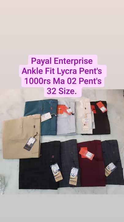 Ankle Pent's  uploaded by Payal Enterprise  on 7/4/2021