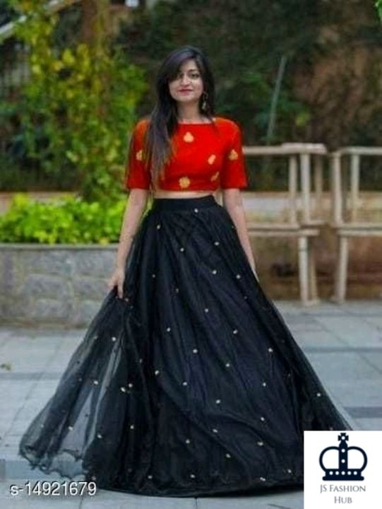 Embroidered lehenga uploaded by business on 7/5/2021