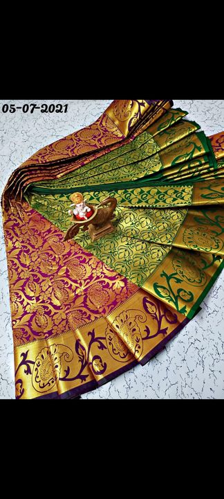 Wedding silk saree uploaded by Online shopping on 7/5/2021