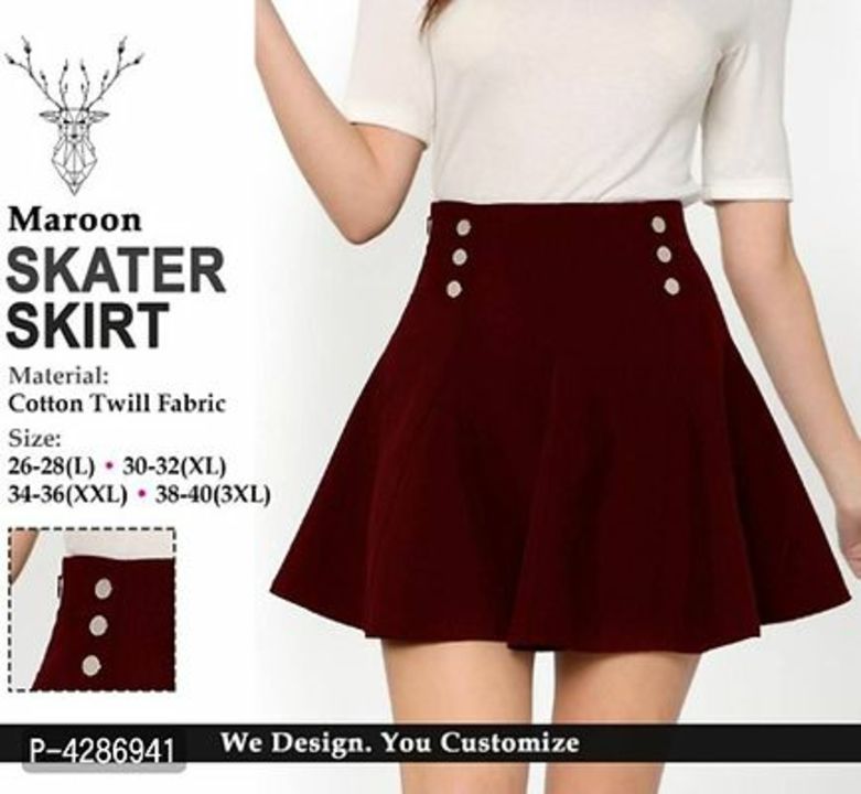 Skater skirt uploaded by Khushi clothes on 7/5/2021