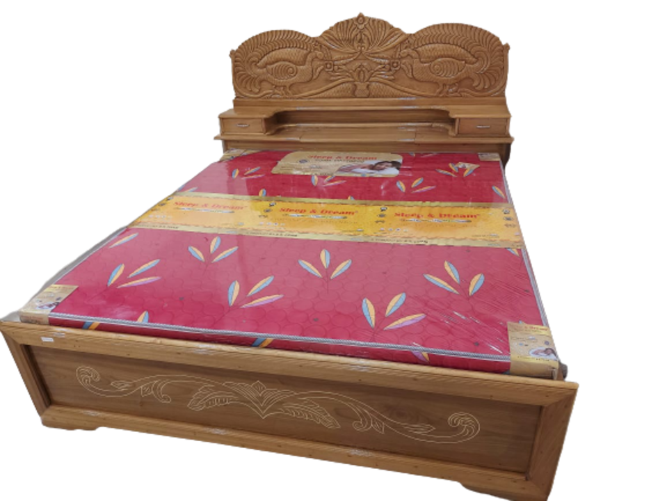 Teak wood king size bed  uploaded by Bennett Woods on 7/5/2021