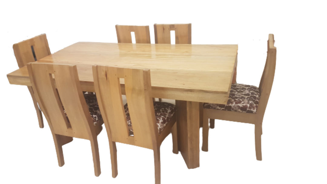 Teak wood dining set for six  uploaded by business on 7/5/2021