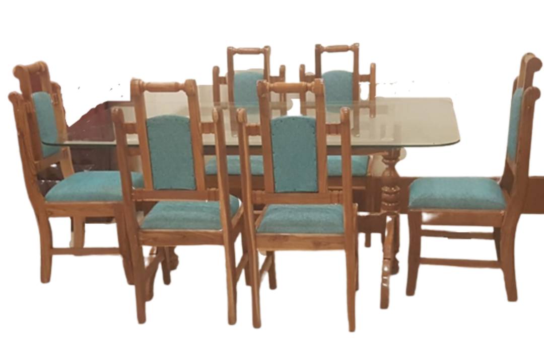 Sagwan wood dining set for six  uploaded by business on 7/5/2021