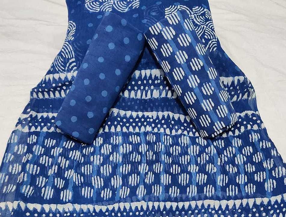 Post image Exclusive new hand block printed cotton dress materials with chiffon duptta👌👌

Details👇👇👇👇

Top cotton  (2.50 mtrs)
dupatta chiffon  (2.50mtrs)
Bottom cotton (2.50mtrs)

Price 👇👇👇

800 + &amp; 🛩️🛩️☘️☘️
