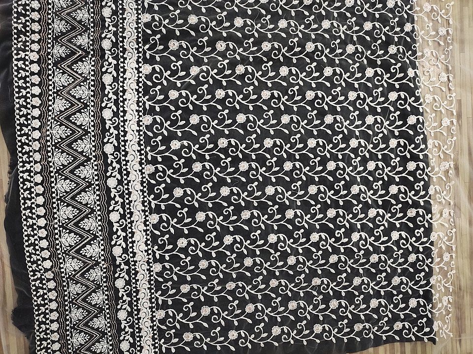 Dyable lucknowi fabric uploaded by business on 8/19/2020