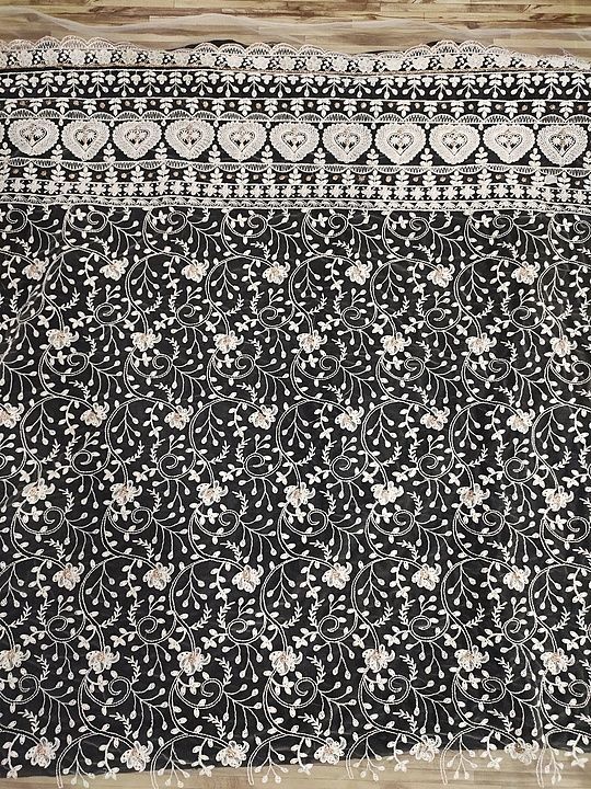 Dyable lucknowi fabric uploaded by business on 8/19/2020