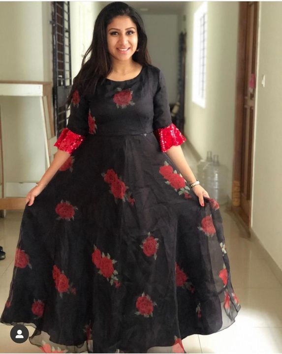 Dress type gown uploaded by Hiral Rathod on 7/5/2021