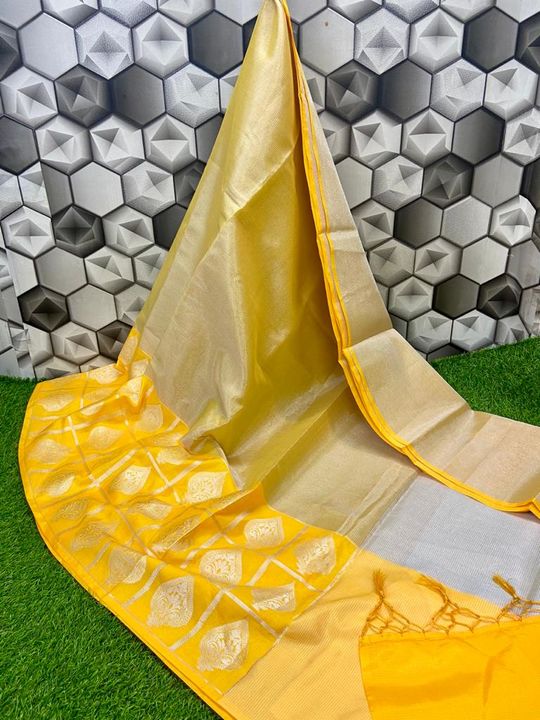 Post image *New Arrivals*
Premium QualityKora Muslin Soft tissue silk sareesDouble warp sarees with contrast blouse and pallu.
Offer price 950+shipping only. Book fast
*Set sarees available*