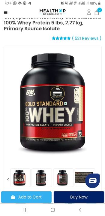 Whey protein uploaded by New cross fit gym and supplements on 7/6/2021