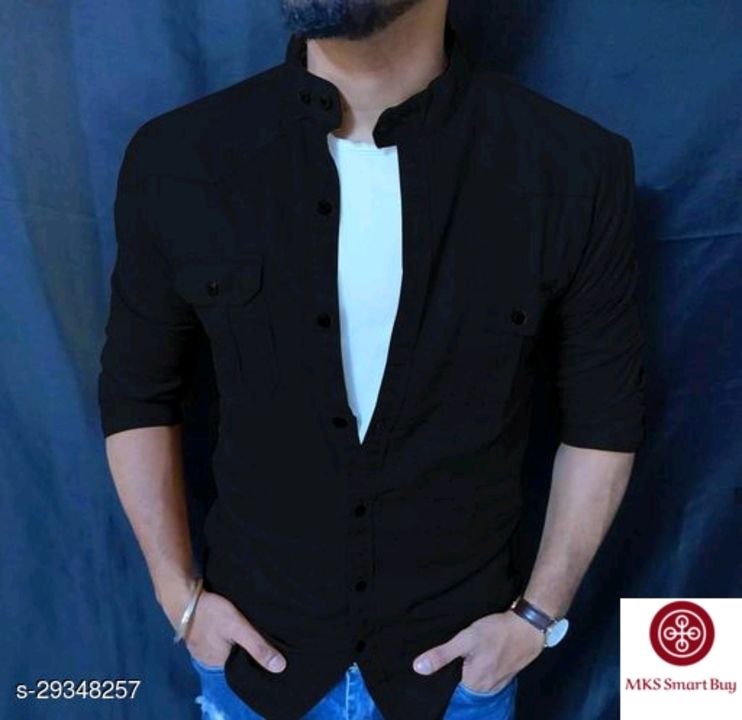 Post image Rs 600/-COD Available 
Urbane Graceful Men Shirts
Fabric: CottonSleeve Length: Long SleevesPattern: SolidMultipack: 1Sizes:XL (Chest Size: 42 in, Length Size: 30 in) L (Chest Size: 40 in, Length Size: 29 in) M (Chest Size: 38 in, Length Size: 28 in) 