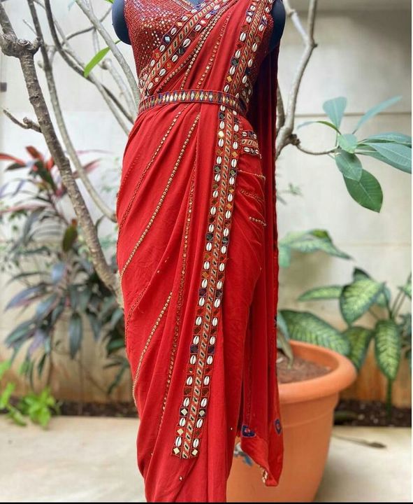 Saree With miror and kodi uploaded by S.T fashion on 7/6/2021