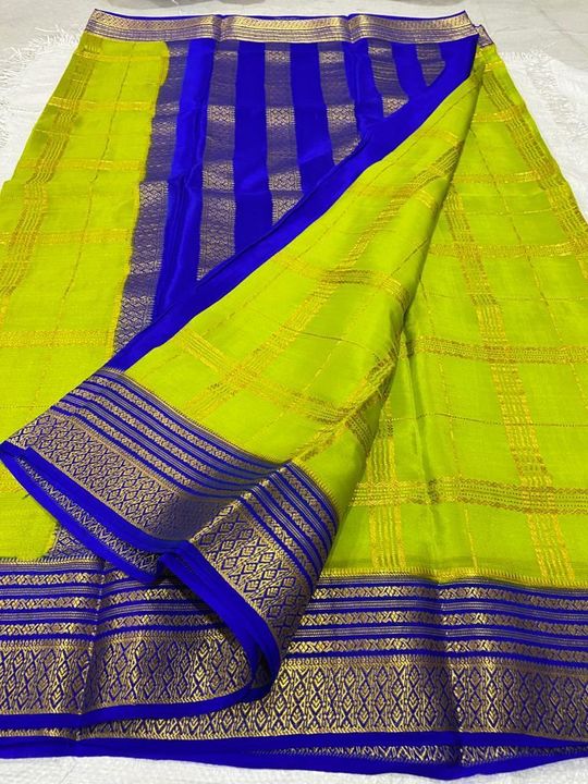 Mysore silk/  crepe silk uploaded by impana manjunath on 7/6/2021
