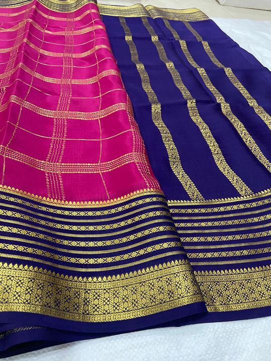 Mysore silk/  crepe silk uploaded by business on 7/6/2021