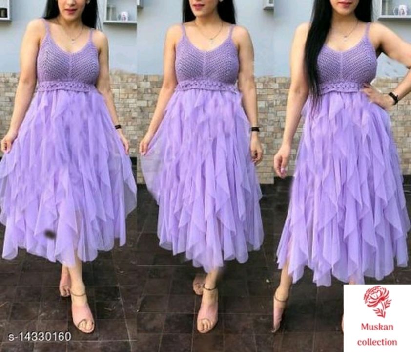 Post image Women's Net Dresses
Fabric: NetSleeve Length: SleevelessPattern: LaceMultipack: 1Sizes:S (Bust Size: 34 in) M (Bust Size: 36 in) L (Bust Size: 38 in)Free Size
Dispatch: 1 Day