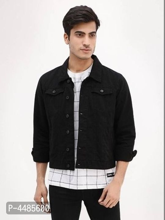 Buttoned Denim Full Sleeve Solid Men's Jacket uploaded by Best Collections For Fashion on 7/6/2021
