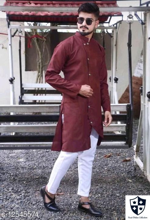 Mens kurta uploaded by Fizat online collection on 7/6/2021
