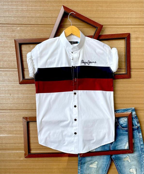 Post image *🔥 Alws Available In Stock 🔥*
*BRAND:- Pepe Jeans😍💫 *
*Designer Shirts 👔 🥰* 
_FABRIC:- Cotton Stuff With Satisfaction Guarantee 🔥_
💫 *Store Article 🔥*💫 *Full Sleeves*💫 *Soft Feel*💫 *Designer Shirts 😉*
Size : *M-38 L-40 XL-42*
*Price : 💫 450Rs**22*🅲🅾🅳🅴**Shipping Free ✌*
👑👑👑👑👑👑👑👑
*Full Stock Available*
*Direct Put Your Orders In Your Final Order Group*
*All Brand Accessories Attached*
Note : *Take Full Guarantee About Quality 👌🏻🗽**Please Not Compare Quality With Regular Shirts 👔 🤝*