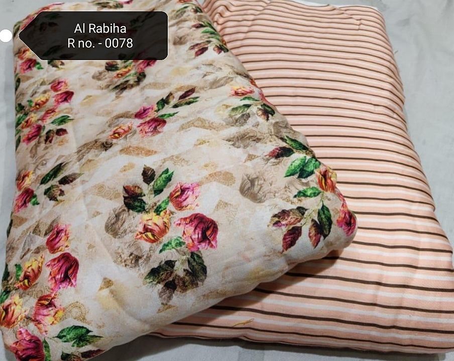 Post image 🥳🥳🥳🥳🥳🥳
🎀READY 2 DISPATCH🥳🥳🥳🥳
🎀AL-RABIHA ORIGINAL MUSLIN 
🎀NEW DESIGNS READY IN STORE
🎀2X2 Muslin Cotton Combo 
🎀2.5 mtr shirt wid 2.5 mtr Bottom
🎀Just 795/- combo 😎😎
🎀Shipping Free
🎀Dispatch Ready

🥳Note : Minor colour variation possible due to camera effects


Delivery time 15 days. Book your orders fast. Limited prints.

🙏🏻🙏🏻🙏🏻🙏🏻

*Minimum order quantity 2 pcs.*al
