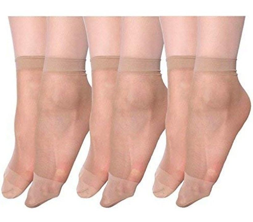 Women plain nylon socks uploaded by business on 8/20/2020