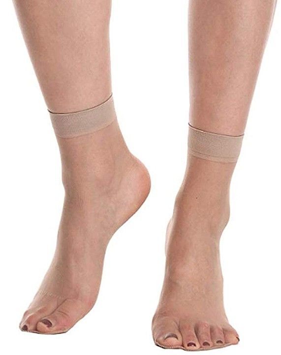Women plain nylon socks uploaded by business on 8/20/2020