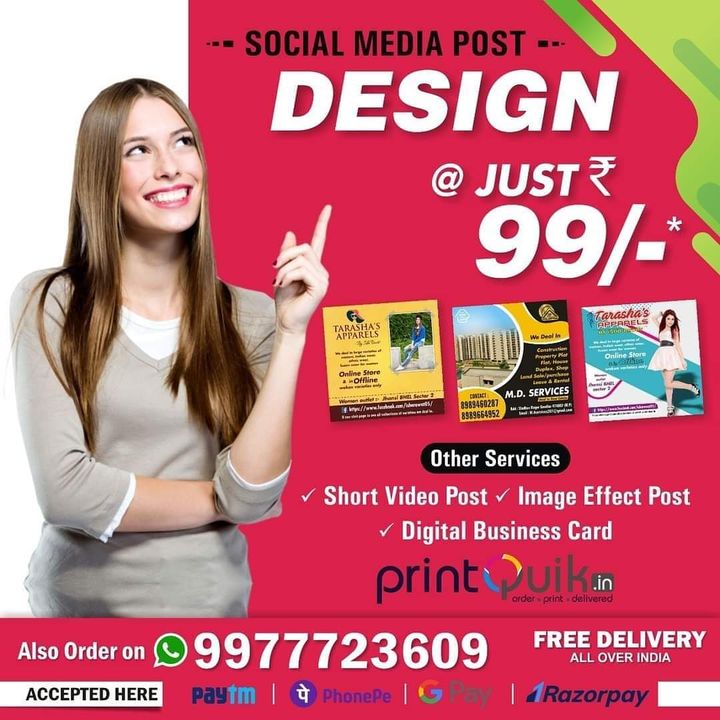 Social Media Post Design uploaded by Print.QUICK on 7/7/2021
