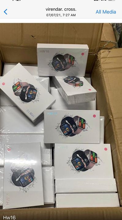 HW.16 SMART WATCH  uploaded by smart mobile accessories on 7/7/2021
