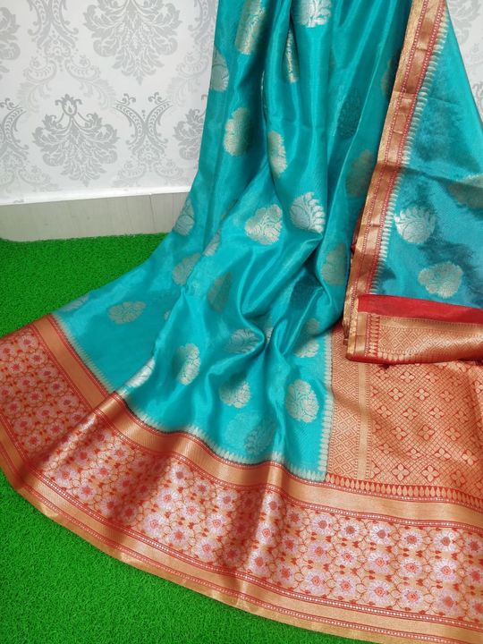 Post image *New Launch-*

*Mangalagiri Radham*

Pure handloom cotton designer hand block printed sarees with *contrast pallu* and *contrast Blowse*

Just*1000/-rs* B7