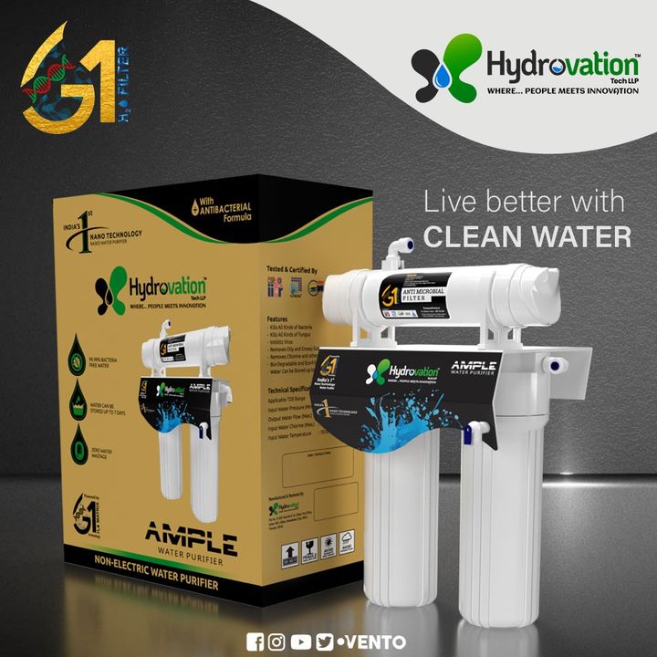 Ample water purifier  uploaded by Hydrovation Tech LLP on 7/7/2021