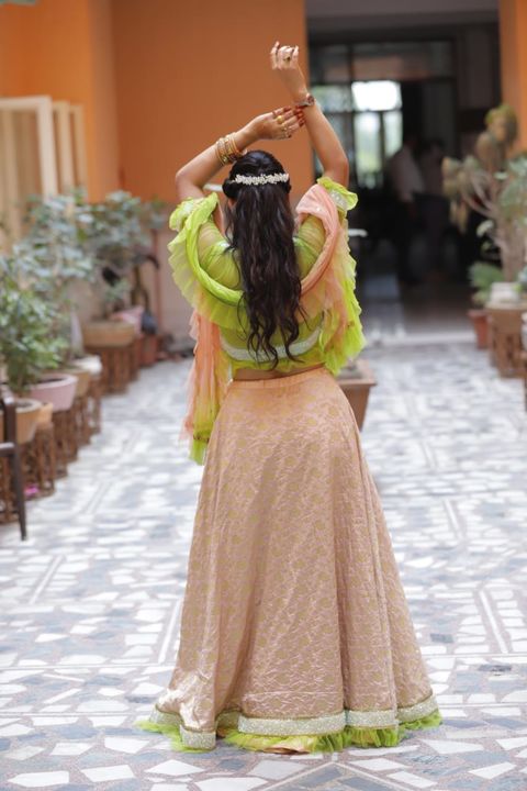 Designer Lehnga uploaded by Swara Collections on 7/7/2021