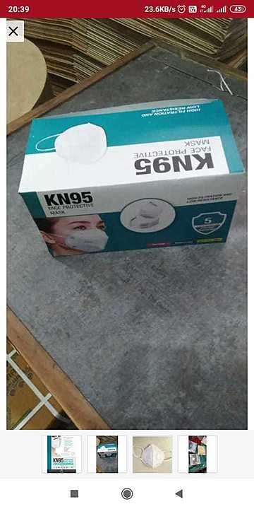 KN 95 WITHOUT RESPIRATOR FILTER CHEAPEST IN INDIA 5 layer meltblown single pc printed poly pack,  uploaded by Delhi garments Pvt ltd on 8/20/2020