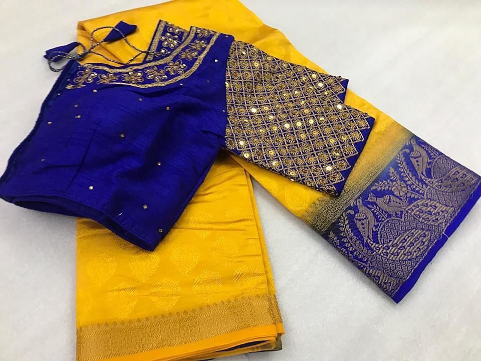 😘😘 *EXCLUSIVE collection * 😘😘

🕉🕉 *PERFECT FOR FESTIVE SEASON* 🕉🕉

Saari-.Kanjivaram  silk w uploaded by Nakhrang store on 8/20/2020