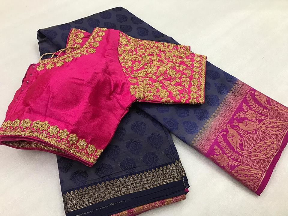 😘😘 *EXCLUSIVE collection * 😘😘

🕉🕉 *PERFECT FOR FESTIVE SEASON* 🕉🕉

Saari-.Kanjivaram  silk w uploaded by Nakhrang store on 8/20/2020