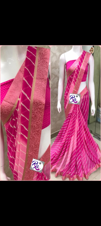 Georgette saree uploaded by business on 7/7/2021