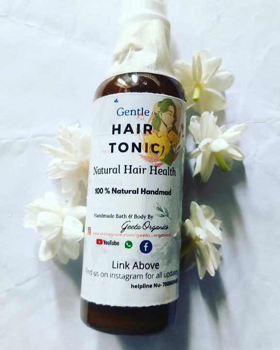 Herbal hair tonic uploaded by Geeta Organics on 7/7/2021