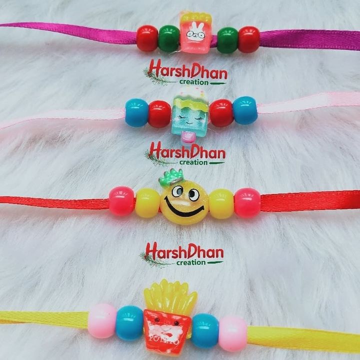 Post image Kids Cartoon Rakhi Available in  8 Different Shapes and Colors.