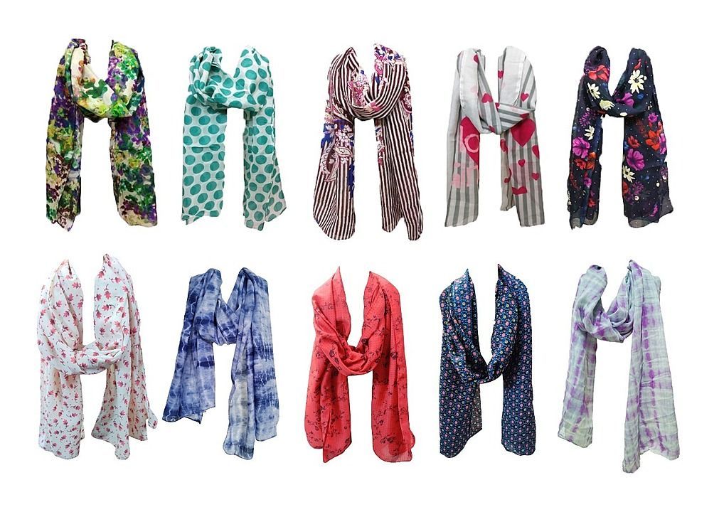 Women's cotton printed scarf and stoles uploaded by vershaa fashion hub on 8/20/2020