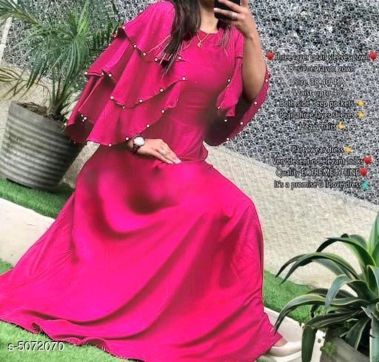 Ladies gown uploaded by Milo Garments on 7/8/2021