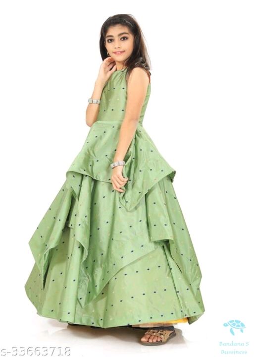 Girls gown uploaded by business on 7/8/2021