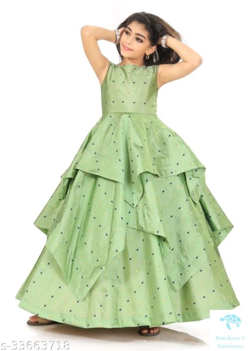 Girls gown uploaded by business on 7/8/2021