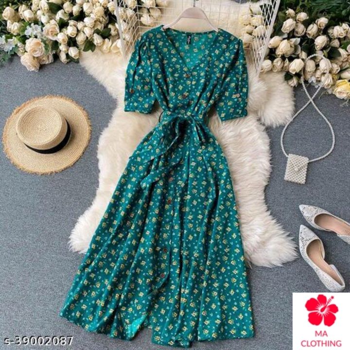 Post image Catalog Name:*Pretty Ravishing Women Dresses*Fabric: RayonSleeve Length: Short SleevesPattern: PrintedMultipack: 1Sizes:S (Bust Size: 36 in) M (Bust Size: 38 in) L (Bust Size: 40 in) XL (Bust Size: 42 in) XXL (Bust Size: 44 in) 
Easy Returns Available In Case Of Any Issue*Proof of Safe Delivery! Click to know on Safety Standards of Delivery Partners-     Rs 600