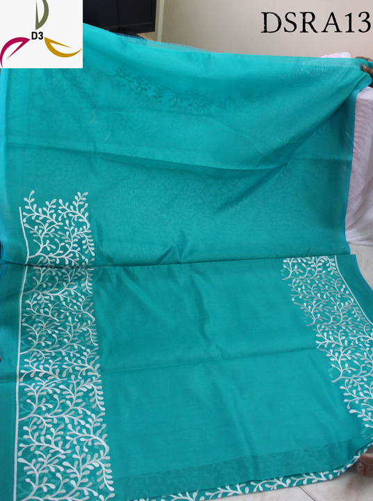 Semi Raw silk material uploaded by D3 Sarees on 7/8/2021