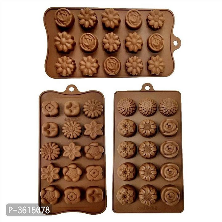 Chocolate moulds set of 3 uploaded by Reva Collection on 8/20/2020