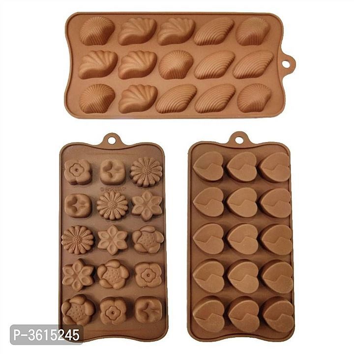 chocolate moulds set of 3 uploaded by business on 8/20/2020
